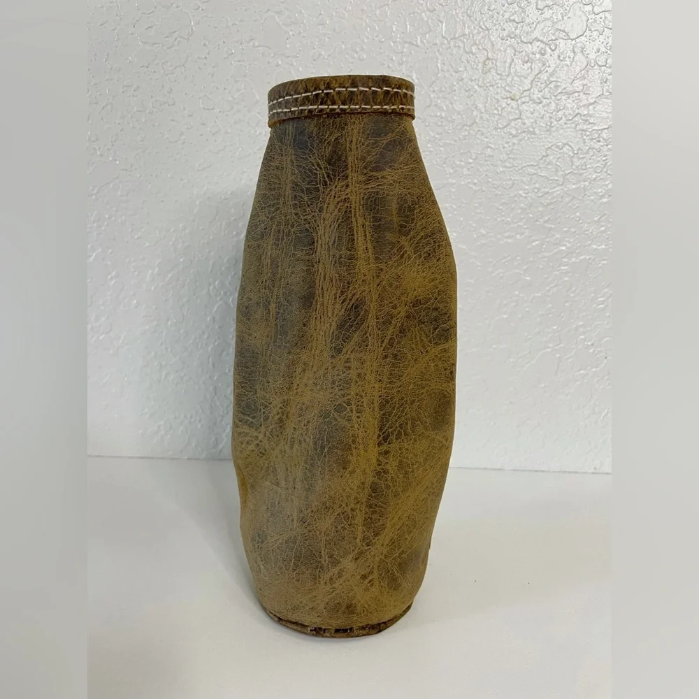 Myra Bag Beer Bottle Holder Leather - Picture 2 of 10